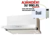 Cata - Páraelszívó TFH-7600 X inox + AJÁNDÉK Cata MW-5120 DG green mikrohullámú sütő - A készlet erejéig rendelhető!