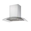 Cata - Páraelszívó Isla gamma 900 X/D inox-üveg LED + Cata PROFESSIONAL edényszett