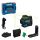 BOSCH 0601065401 GLL 12V-100-33 CG zöld vonallézer + LB 10 + DK 20 + GBA 12V 2.0Ah akku + GAL 12-40 gyorstöltő + L-boxx