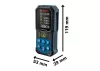 BOSCH 0601072U01 GLM 50-27 CG zöld Lézeres távolságmérő + BA 3.7V 1.0Ah A Akkumulátor