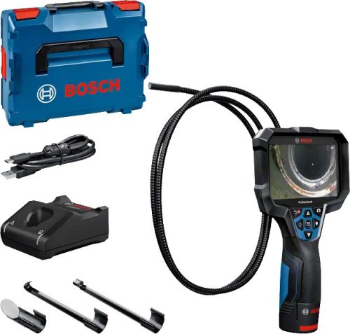 BOSCH 0601241401 GIC 12V-5-27 C vizsgálókamera L-boxx akkuval és töltővel