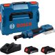 BOSCH 06019N8002 GRC 18V-60 Akkus racsnis csavarkulcs (2x GBA18V 2.0Ah akkuval, 1x GAL 18V-40 gyorstöltővel) LBoxx-ban