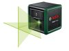 BOSCH 0603663C03 Quigo keresztvonalas zöld szintezőlézer + BT 150 állvány + 2 db 1.5V LR03 (AAA)