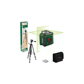   BOSCH 0603663E06 UniversalLevel 360 Keresztvonalas zöld szintezőlézer + TT 150 Állvány