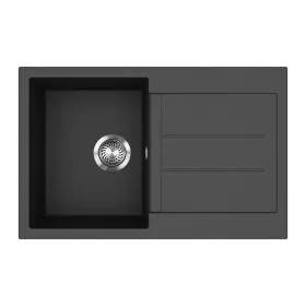 EVIDO CUBO 45 S gránit mosogató, 780 x 500 mm,  antracit
