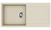 EVIDO CUBO XL 6 S gránit mosogató, 1000 x 500 mm, bézs