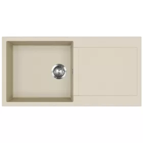 EVIDO CUBO XL 6 S gránit mosogató, 1000 x 500 mm, bézs