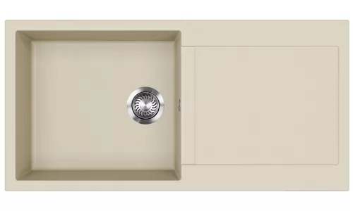 EVIDO CUBO XL 6 S gránit mosogató, 1000 x 500 mm, bézs