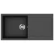 EVIDO CUBO XL 6 S gránit mosogató, 1000 x 500 mm, antracit