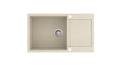 EVIDO Cubo XL 6S compact gránit mosogató, 860 x 500 mm, bézs