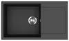 EVIDO CUBO XL 6 S Compact gránit mosogató, 860 x 500 mm, antracit
