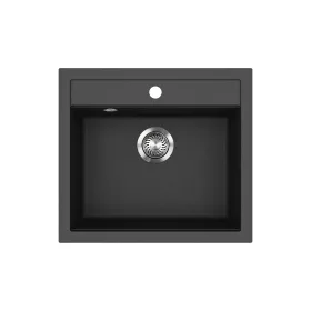 EVIDO QUADRO 6 gránit mosogató, 565 x 510 mm, antracit