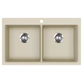 EVIDO QUADRO 9 gránit mosogató, 860 x 510 mm, bézs