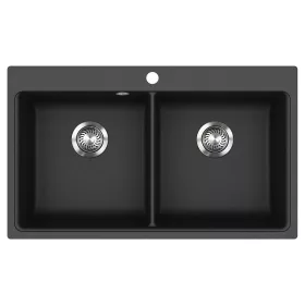 EVIDO QUADRO 9 gránit mosogató, 860 x 510 mm, antracit