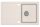 EVIDO Home 45S gránit mosogató, 765 x 460mm, bézs