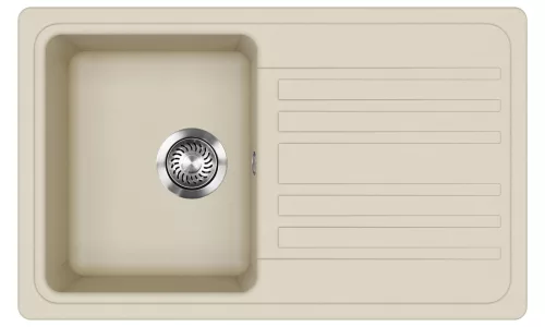 EVIDO HOME 45 S gránit mosogató, 765 x 460 mm, bézs