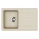 EVIDO HOME 45 S gránit mosogató, 765 x 460 mm, bézs