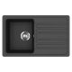 EVIDO Home 45S gránit mosogató, 765 x 460mm, antracit