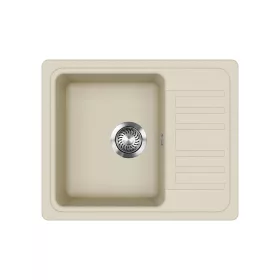   EVIDO HOME 45 S Compact gránit mosogató, 575 x 460 mm, bézs