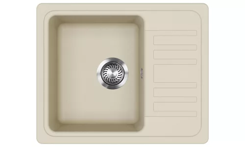 EVIDO HOME 45 S Compact gránit mosogató, 575 x 460 mm, bézs