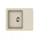 EVIDO HOME 45 S Compact gránit mosogató, 575 x 460 mm, bézs