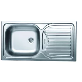 EVIDO FLEX natúr rozsdamentes acél mosogató, 780 x 435 mm