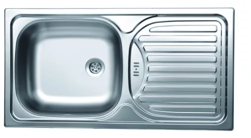 EVIDO FLEX natúr rozsdamentes acél mosogató, 780 x 435 mm