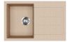 EVIDO Cubo 45S gránit mosogató, 780 x 500mm, avena