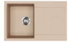 EVIDO CUBO 45 S gránit mosogató, 780 x 500 mm, avena