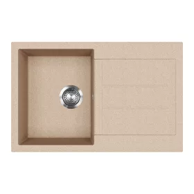 EVIDO CUBO 45 S gránit mosogató, 780 x 500 mm, avena
