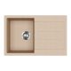 EVIDO Cubo 45S gránit mosogató, 780 x 500mm, avena