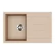 EVIDO CUBO 45 S gránit mosogató, 780 x 500 mm, avena