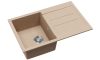 EVIDO Cubo 45S gránit mosogató, 780 x 500mm, avena