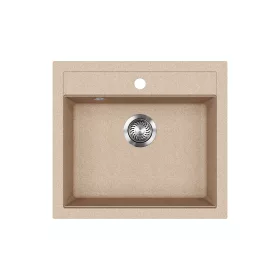 EVIDO QUADRO 6 gránit mosogató, 565 x 510mm, avena