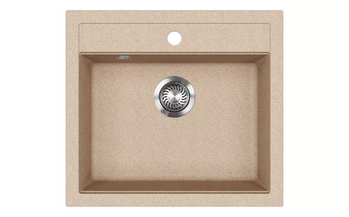 EVIDO QUADRO 6 gránit mosogató, 565 x 510mm, avena