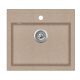 EVIDO Quadro 6 gránit mosogató, 562 x 510mm, avena