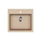 EVIDO QUADRO 6 gránit mosogató, 565 x 510mm, avena