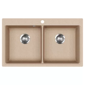 EVIDO QUADRO 9 gránit mosogató, 860 x 510mm, avena