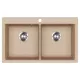 EVIDO QUADRO 9 gránit mosogató, 860 x 510mm, avena