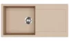 EVIDO CUBO XL 6 S gránit mosogató, 1000 x 500 mm, avena