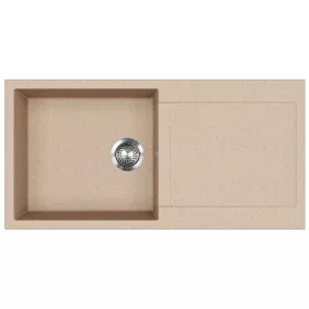 EVIDO CUBO XL 6 S gránit mosogató, 1000 x 500 mm, avena