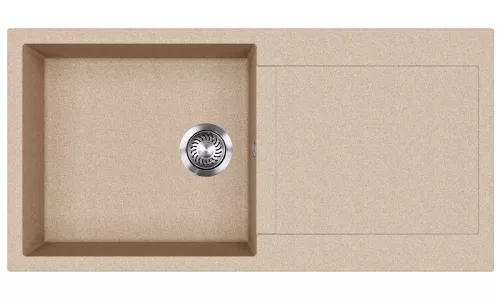 EVIDO CUBO XL 6 S gránit mosogató, 1000 x 500 mm, avena