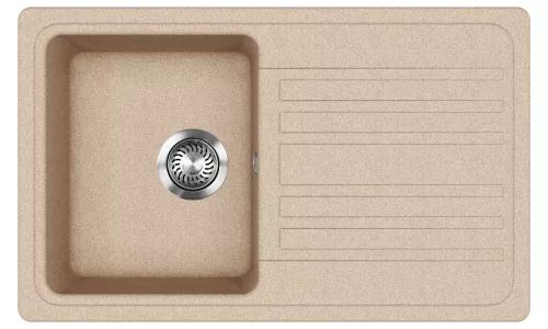 EVIDO HOME 45 S gránit mosogató, 765 x 460 mm, avena