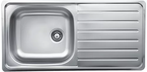 EVIDO TYPON XL 6 S natúr rozsdamentes acél mosogató, 1000 x 500 mm