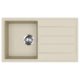 EVIDO Easy 45S gránit mosogató, 760 x 440 mm, bézs