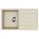 EVIDO Easy 45S gránit mosogató, 760 x 440 mm, bézs