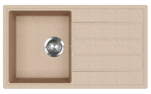 EVIDO EASY 45 S gránit mosogató, 760 x 440 mm, avena