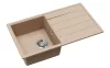EVIDO Easy 45S gránit mosogató, 760 x 440 mm, avena, doboz nélkül, lefolyógarnitúrával