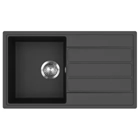 EVIDO EASY 45 S gránit mosogató, 760 x 440 mm, antracit