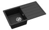 EVIDO Easy 45S gránit mosogató, 760 x 440 mm, antracit